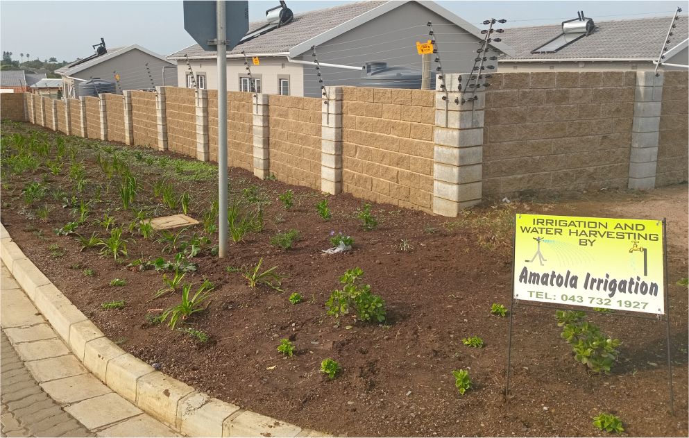 Amatola Irrigation on site Avalon Gardens